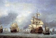 Willem Van de Velde The Younger The Taking of the English Flagship the Royal Prince oil painting